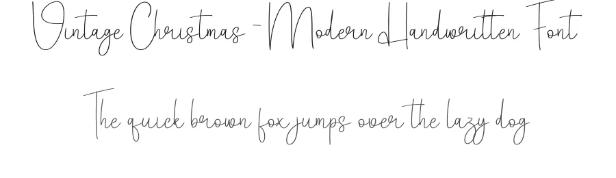 Vintage Christmas – Modern Handwritten Font by creativeletter — Script Handwritten Font