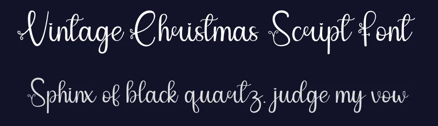 Vintage Christmas Script Font by andikastudio — Script Handwritten Font — thumbnail 2