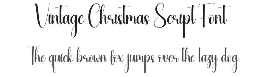 Vintage Christmas Script Font by creativeletter — Script Handwritten Font