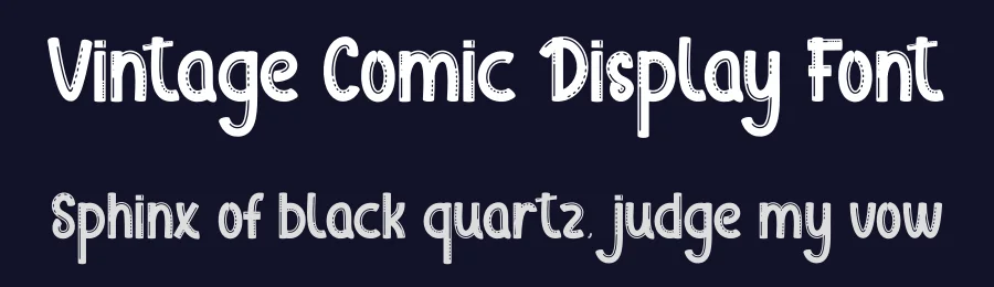 Vintage Comic Display Font by creativeletter — Script Handwritten Font — thumbnail 2