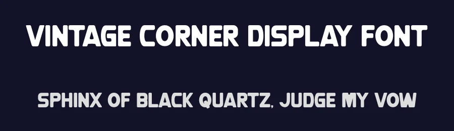Vintage Corner Display Font by MasyafiStudio — Decorative Font — thumbnail 2