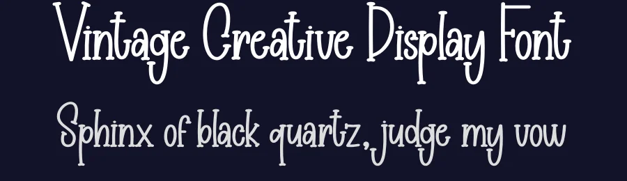 Vintage Creative Display Font by creativeletter — Script Handwritten Font — thumbnail 2