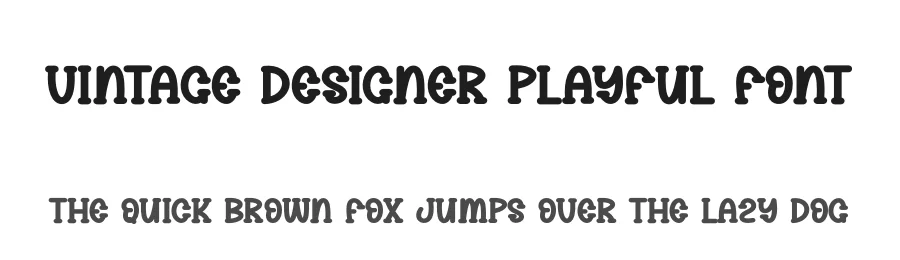 Vintage Designer Playful Font by andikastudio — Display Font