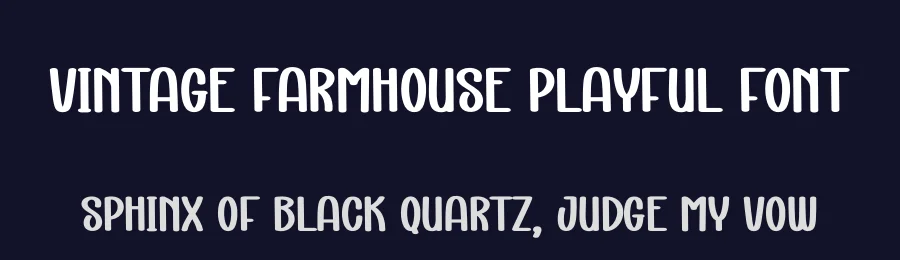Vintage Farmhouse Playful Font by creativeletter — Script Handwritten Font — thumbnail 2