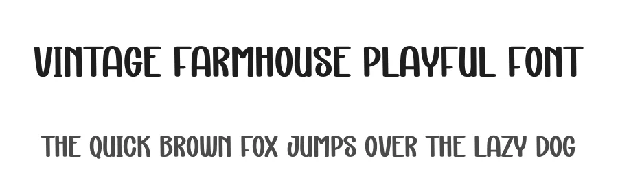 Vintage Farmhouse Playful Font by creativeletter — Script Handwritten Font
