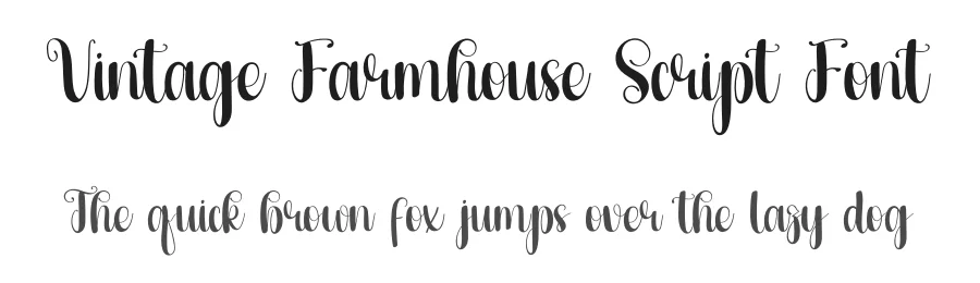 Vintage Farmhouse Script Font by inermediaSTUDIO — Script Handwritten Font