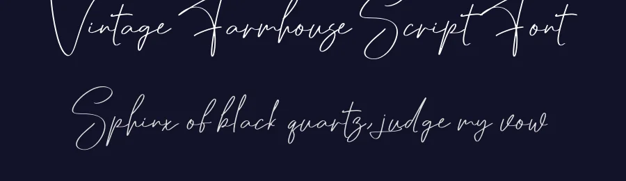 Vintage Farmhouse Script Font by creativeletter — Script Handwritten Font — thumbnail 2