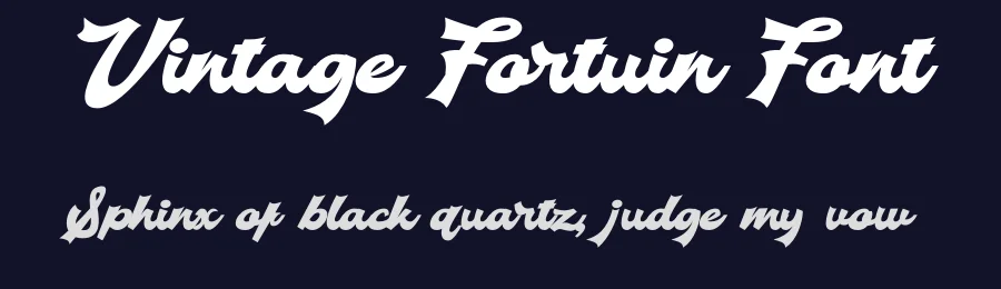 Vintage Fortuin Font by Nadiratype — Script Handwritten Font — thumbnail 2