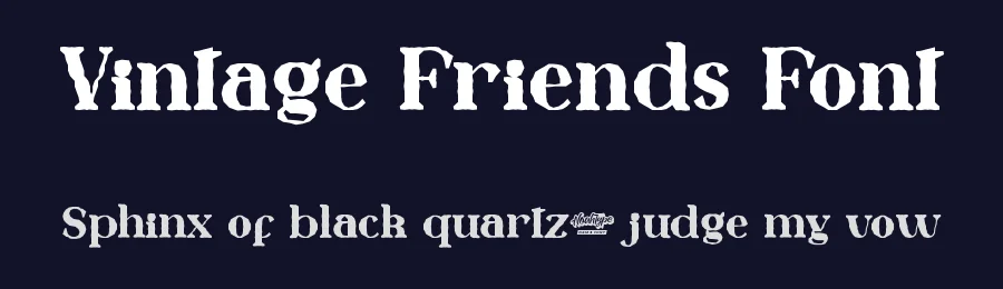 Vintage Friends Font by noahtype — Decorative Font — thumbnail 2