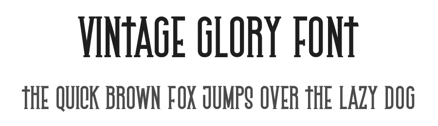 Vintage Glory Font by Almairatype — Serif Font