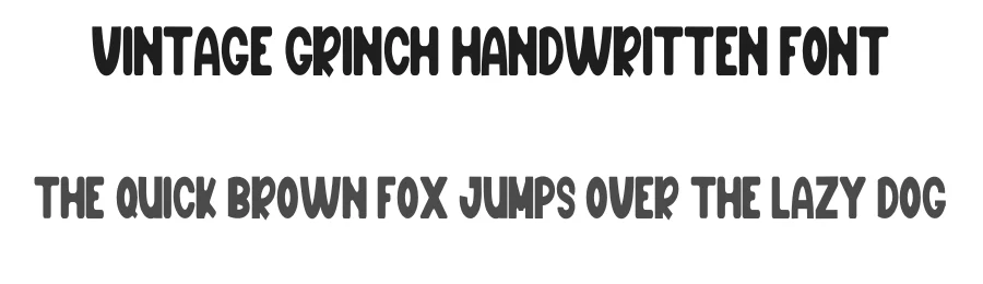 Vintage Grinch Handwritten Font by inermediaSTUDIO — Display Font