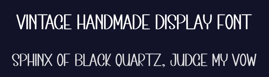 Vintage Handmade Display Font by inermediaSTUDIO — Display Font — thumbnail 2