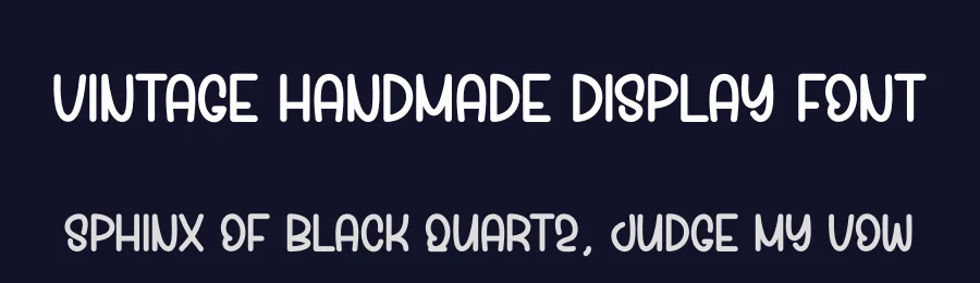 Vintage Handmade Display Font by andikastudio — Display Font — thumbnail 2
