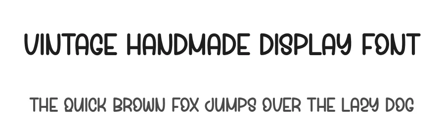 Vintage Handmade Display Font by andikastudio — Display Font