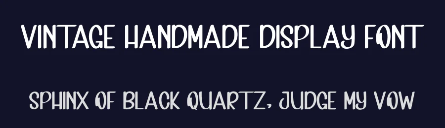 Vintage Handmade Display Font by inermediaSTUDIO — Display Font — thumbnail 2