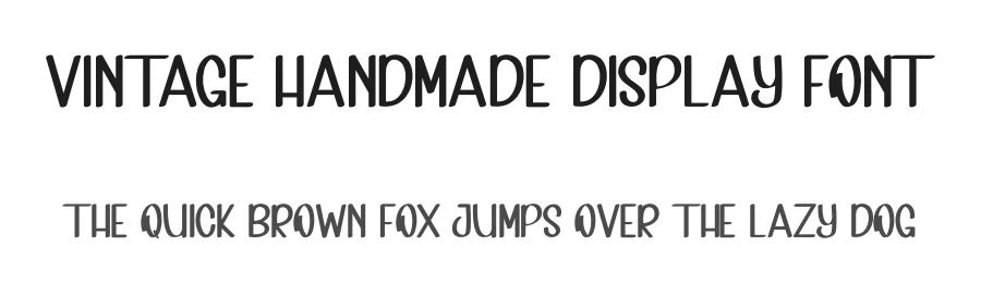 Vintage Handmade Display Font by inermediaSTUDIO — Display Font