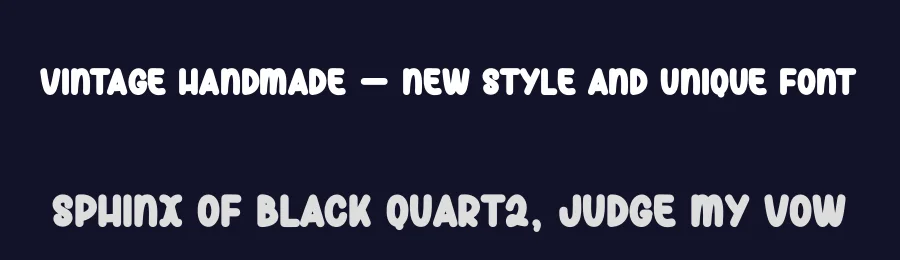 Vintage Handmade – New Style And Unique Font by andikastudio — Display Font — thumbnail 2