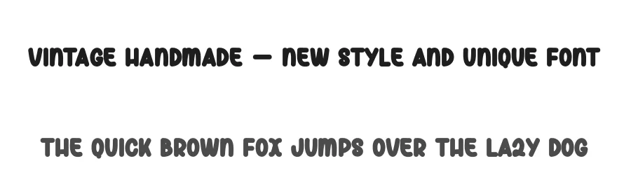 Vintage Handmade – New Style And Unique Font by andikastudio — Display Font