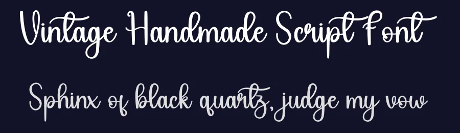 Vintage Handmade Script Font by andikastudio — Script Handwritten Font — thumbnail 2