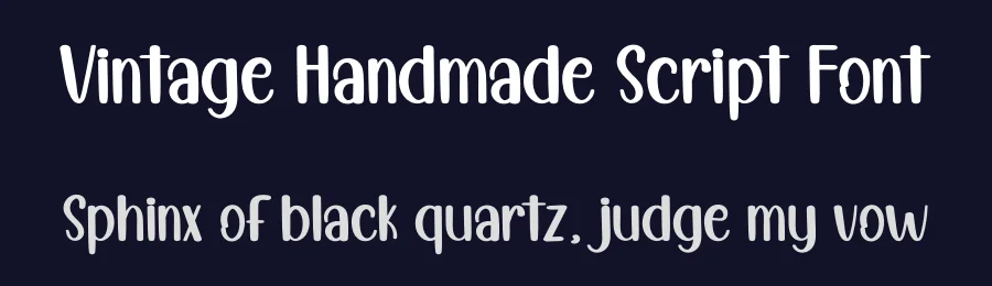 Vintage Handmade Script Font by inermediaSTUDIO — Display Font — thumbnail 2