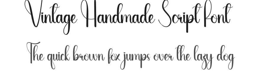 Vintage Handmade Script Font by andikastudio — Script Handwritten Font