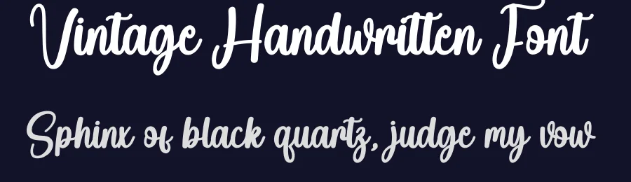Vintage Handwritten Font by creativeletter — Script Handwritten Font — thumbnail 2