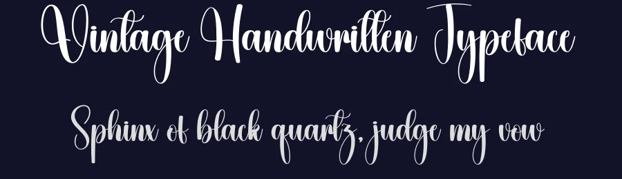 Vintage Handwritten Typeface by andikastudio — Script Handwritten Font — thumbnail 2