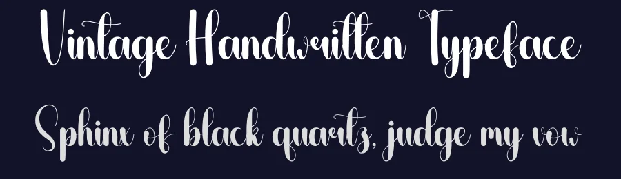 Vintage Handwritten Typeface by andikastudio — Script Handwritten Font — thumbnail 2