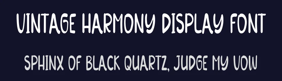 Vintage Harmony Display Font by inermediaSTUDIO — Display Font — thumbnail 2