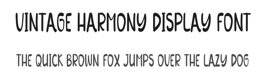 Vintage Harmony Display Font by inermediaSTUDIO — Display Font