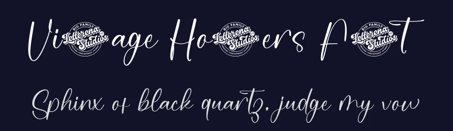 Vintage Hosters Font by letterenastudios — Script Handwritten Font — thumbnail 2