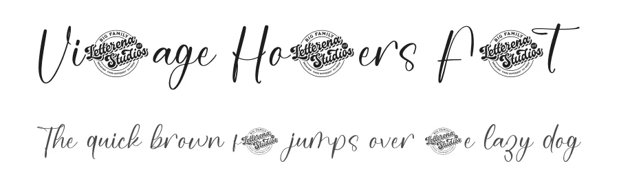 Vintage Hosters Font by letterenastudios — Script Handwritten Font