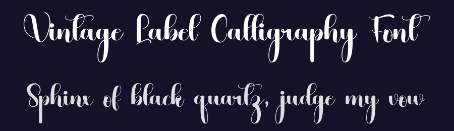 Vintage Label Calligraphy Font by inermediaSTUDIO — Script Handwritten Font — thumbnail 2