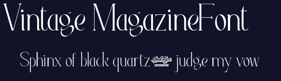 Vintage Magazine Font by noahtype — Display Font — thumbnail 2