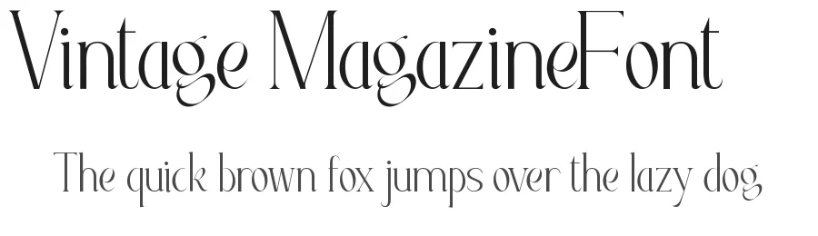 Vintage Magazine Font by noahtype — Display Font