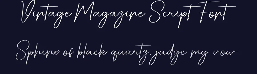 Vintage Magazine Script Font by creativeletter — Script Handwritten Font — thumbnail 2