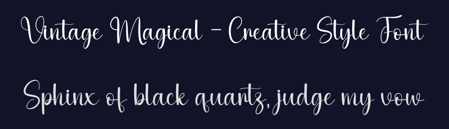 Vintage Magical – Creative Style Font by andikastudio — Script Handwritten Font — thumbnail 2