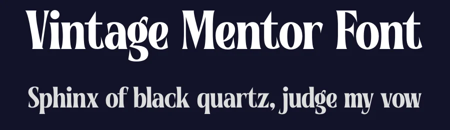 Vintage Mentor Font by timelesstype.co — Display Font — thumbnail 2