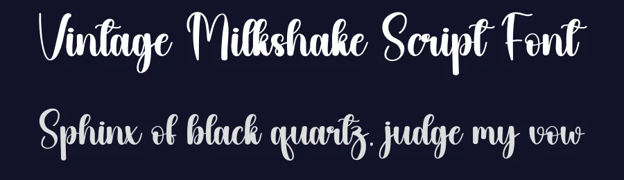 Vintage Milkshake Script Font by andikastudio — Script Handwritten Font — thumbnail 2
