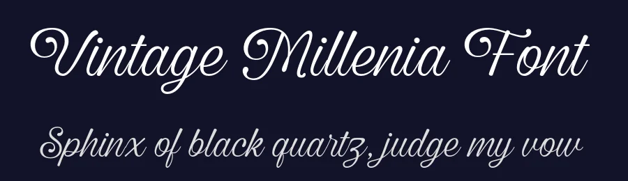Vintage Millenia Font by grezlinestudio — Script Handwritten Font — thumbnail 2