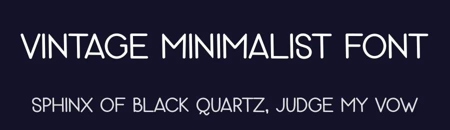 Vintage Minimalist Font by freshtypeink — Display Font — thumbnail 2