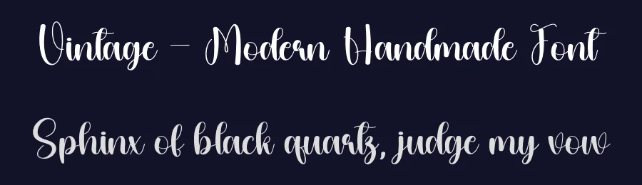 Vintage – Modern Handmade Font by andikastudio — Script Handwritten Font — thumbnail 2