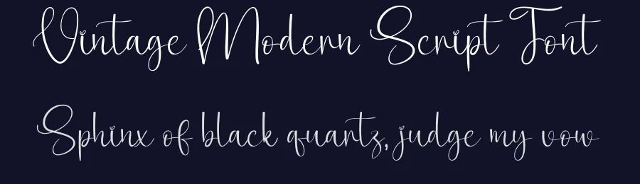 Vintage Modern Script Font by creativeletter — Script Handwritten Font — thumbnail 2