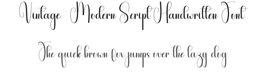 Vintage – Modern Script Handwritten Font by andikastudio — Script Handwritten Font
