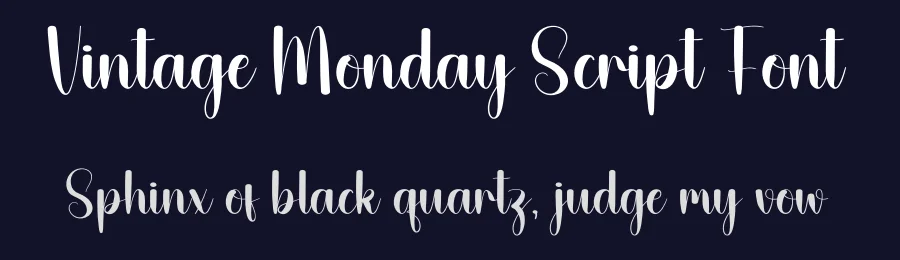 Vintage Monday Script Font by andikastudio — Script Handwritten Font — thumbnail 2