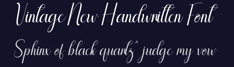 Vintage New Handwritten Font by andikastudio — Script Handwritten Font — thumbnail 2