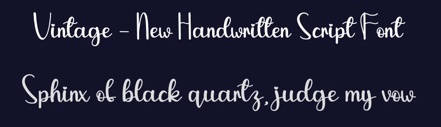 Vintage – New Handwritten Script Font by andikastudio — Script Handwritten Font — thumbnail 2