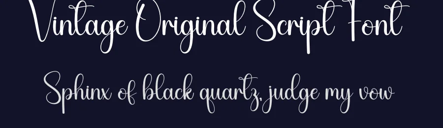 Vintage Original Script Font by creativeletter — Script Handwritten Font — thumbnail 2