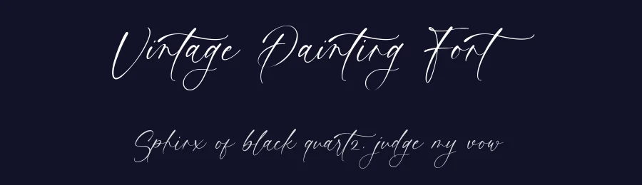 Vintage Painting Font by AesthericaStudio — Script Handwritten Font — thumbnail 2