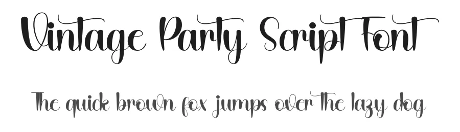 Vintage Party Script Font by inermediaSTUDIO — Script Handwritten Font